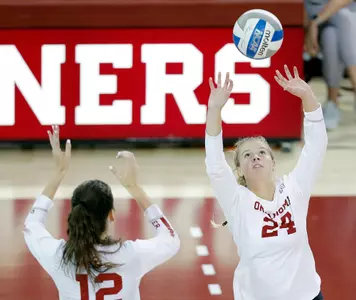08/24/2019 Oklahoma volleyball scrimmage. Photo by Ty Russell
