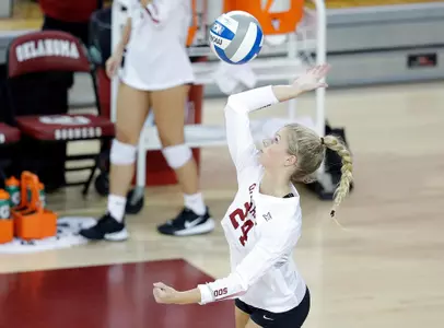 08/24/2019 Oklahoma volleyball scrimmage. Photo by Ty Russell