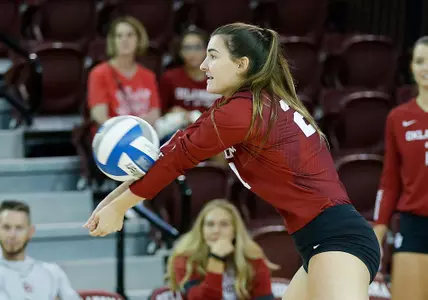 08/24/2019 Oklahoma volleyball scrimmage. Photo by Ty Russell