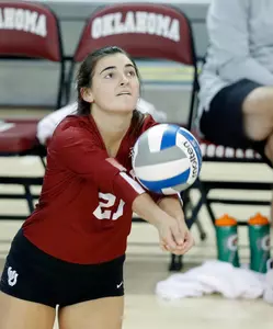 08/24/2019 Oklahoma volleyball scrimmage. Photo by Ty Russell