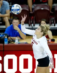 08/24/2019 Oklahoma volleyball scrimmage. Photo by Ty Russell