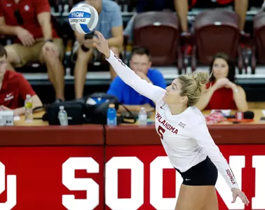 08/24/2019 Oklahoma volleyball scrimmage. Photo by Ty Russell