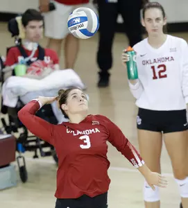 08/24/2019 Oklahoma volleyball scrimmage. Photo by Ty Russell