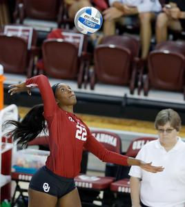 08/24/2019 Oklahoma volleyball scrimmage. Photo by Ty Russell