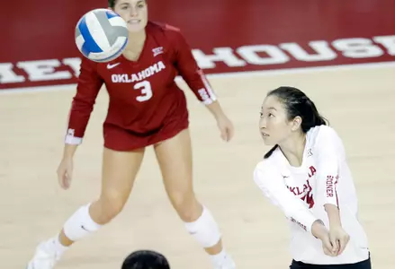 08/24/2019 Oklahoma volleyball scrimmage. Photo by Ty Russell
