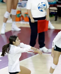 08/24/2019 Oklahoma volleyball scrimmage. Photo by Ty Russell