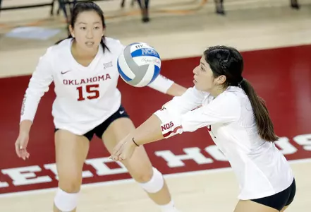 08/24/2019 Oklahoma volleyball scrimmage. Photo by Ty Russell