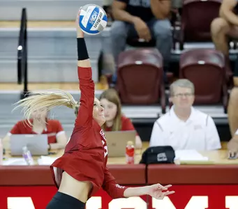 08/24/2019 Oklahoma volleyball scrimmage. Photo by Ty Russell
