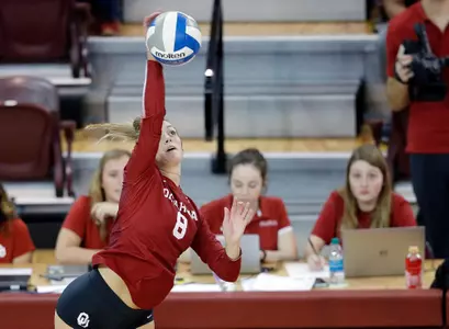 08/24/2019 Oklahoma volleyball scrimmage. Photo by Ty Russell