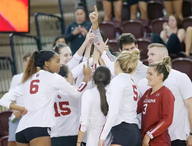 08/24/2019 Oklahoma volleyball scrimmage. Photo by Ty Russell