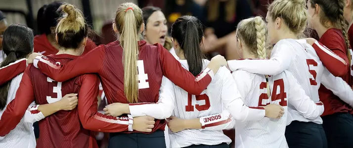 08/24/2019 Oklahoma volleyball scrimmage. Photo by Ty Russell