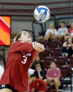 08/24/2019 Oklahoma volleyball scrimmage. Photo by Ty Russell
