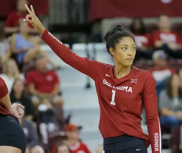 08/24/2019 Oklahoma volleyball scrimmage. Photo by Ty Russell