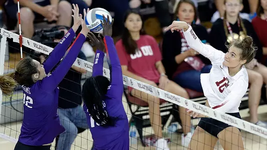09/25/2019 Oklahoma vs TCU women’s volleyball. Photo by Ty Russell