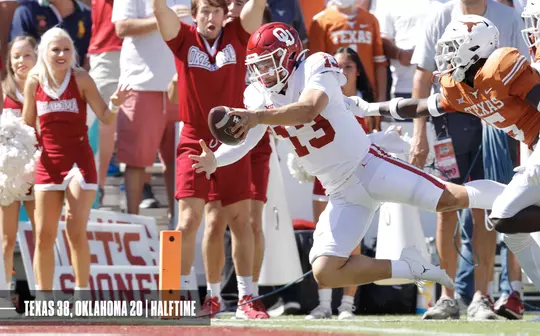 Halftime Score Update Texas