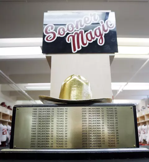 10/08/2021 Oklahoma vs Texas football. Photo Ty Russell