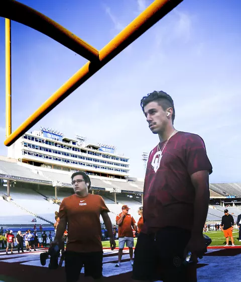 10/08/2021 Oklahoma vs Texas football. Photo Ty Russell
