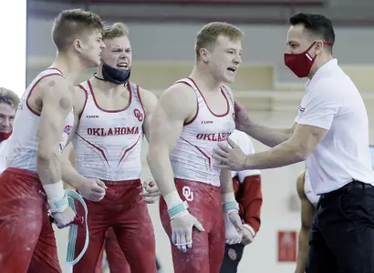 03/13/2021 Oklahoma vs Stanford men’s gymnastics. Photo by Ty Russell