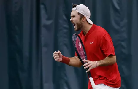 01/22/2022 Oklahoma vs Abilene Christian men’s tennis. Photo Ty Russell