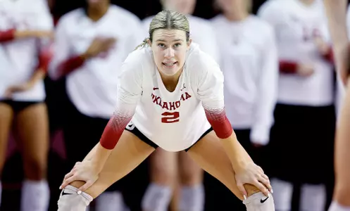 10/15/2022 Oklahoma vs Iowa State volleyball. Photo Ty Russell