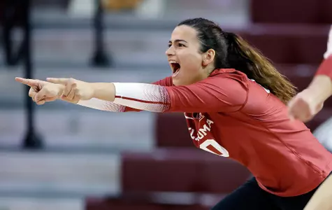 10/15/2022 Oklahoma vs Iowa State volleyball. Photo Ty Russell