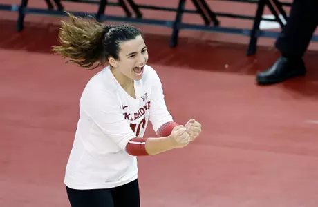 10/26/2022 Oklahoma vs Baylor volleyball. Photo Ty Russell