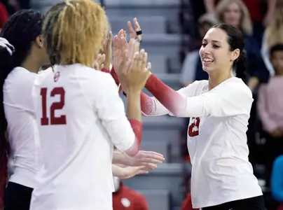 11/09/2022 Oklahoma vs Texas Tech volleyball. Photo Ty Russell