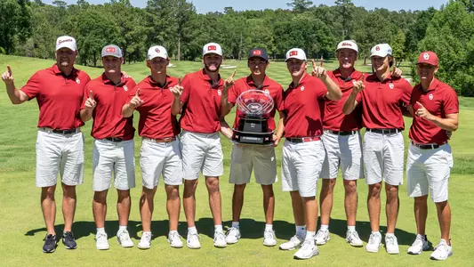 Men's Golf Big 12 title lead