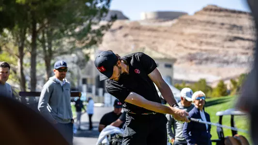 Logan McAllister, golf, lead