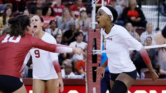 8/26/2022 Oklahoma vs Gonzaga volleyball. Photo Ty Russell