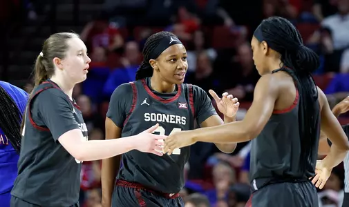 01/142023 Oklahoma vs Kansas womenâ??s basketball. Photo by Ty Russell