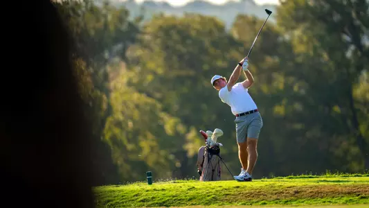 Drew Goodman, Men's Golf, lead