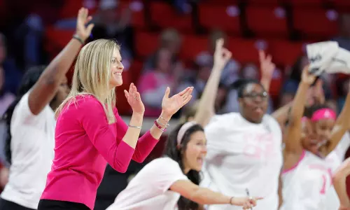 02/05/2022 Oklahoma vs West Virginia women’s basketball. Photo by Ty Russell