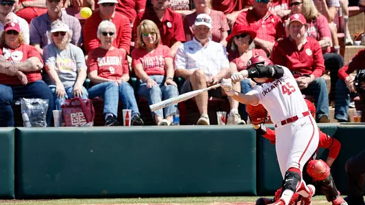 04/08/2023 Oklahoma vs Texas Tech softball. Photo Ty Russell