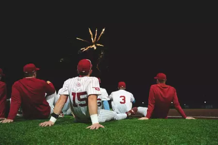 Baseball Fireworks Photo