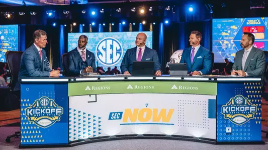 Oklahoma football at 2024 SEC Media Days in Dallas, Texas.