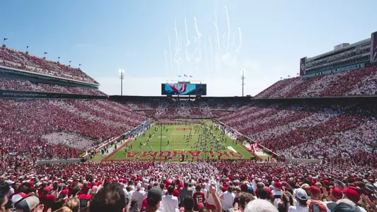 NORMAN, OK - September 14, 2024 - Fans during the game between the Tulane Green Wave and the Oklahoma Sooners at Gaylord Family - Oklahoma Memorial Stadium in Norman, OK. Photo By Morgan Givens/University of Oklahoma