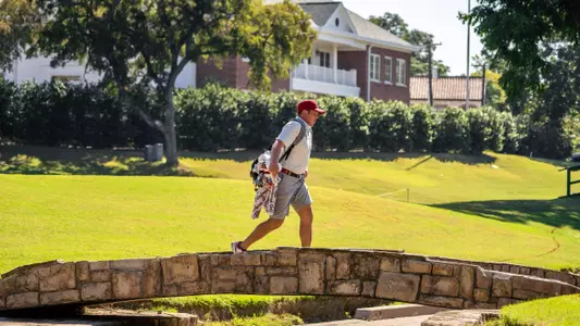 Oklahoma men's golf competes on day one of the Ben Hogan Collegiate Invitational at Colonial Country Club in Fort Worth, Texas.