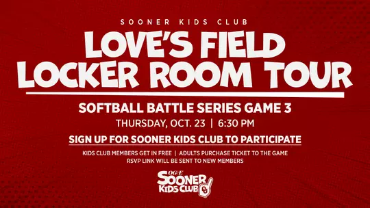 Sooner Kids Club Softball Lead