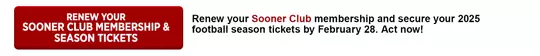 Sooner Club Renewals