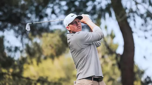 Cameron Cheek, lead, men's golf