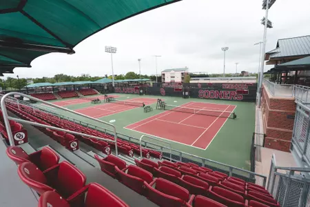 NORMAN, OK - April 28, 2025 - Headington Family Tennis Center in Norman, OK. Photo By Morgan Givens/University of Oklahoma