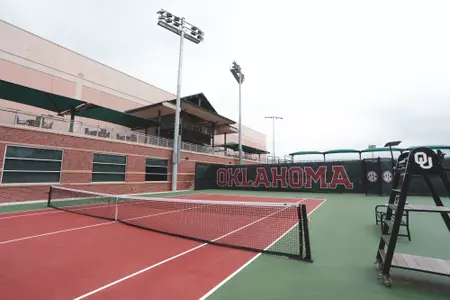 NORMAN, OK - April 28, 2025 - Headington Family Tennis Center in Norman, OK. Photo By Morgan Givens/University of Oklahoma