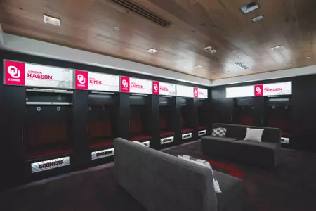 NORMAN, OK - May 30, 2025 - Oklahoma Men’s Tennis Locker Room Photo By Peyton Martin/University of Oklahoma
