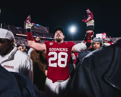 Oklahoma Sooners
Game 11-Alabama
Oklahoma Football
Norman, Oklahoma 
Game Start Time: 6:44 PM CT
Game Date: November 23, 2024
Photo By: JBaker/OU Football