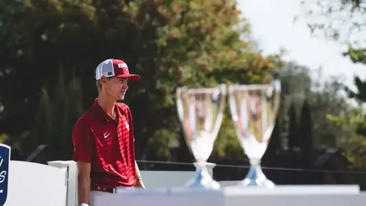 OKLAHOMA CITY, OK - October 23, 2024 - Matthew Troutman during The Jackson T. Stephens Cup at the Oklahoma City Golf and Country Club in Oklahoma City, Oklahoma. Photo By Asia Purnell/University of Oklahoma