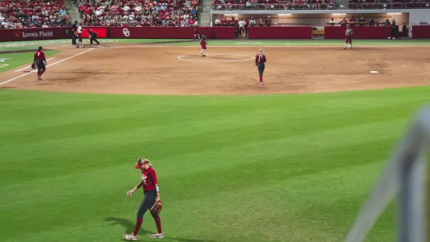 Wide shot in right field at Love's Field