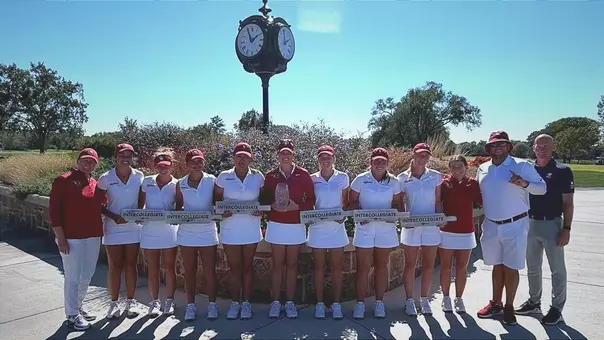 OU Intercollegiate Team win - women's golf