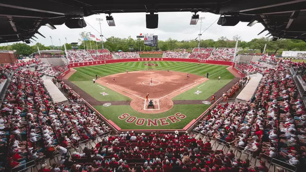 Wide shot of Love's Field during a game against Texas