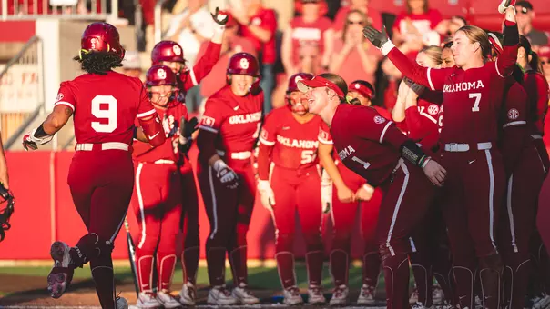 Tia Milloy rounding the bases against Alabama State